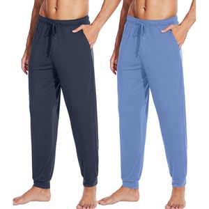 image:imageWiWi Mens Pajama Pants Super Soft Bamboo Viscose Cooling Lounge Bottoms Sleep Comfy Pj Joggers Sweatpant with Pockets SXXLBmidnight BlueFog Blue
