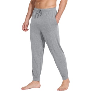 image:imageWiWi Mens Pajama Pants Super Soft Bamboo Viscose Cooling Lounge Bottoms Sleep Comfy Pj Joggers Sweatpant with Pockets SXXLCheather Grey