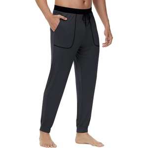image:imageWiWi Mens Pajama Pants Super Soft Bamboo Viscose Cooling Lounge Bottoms Sleep Comfy Pj Joggers Sweatpant with Pockets SXXLDcharcoal