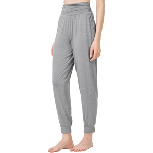 image:imageWiWi Pajama Pants for Women Soft Lounge Joggers Pockets Comfy Sleep Bottoms Viscose from Bamboo Pjs Jogger SXXLHeather Grey