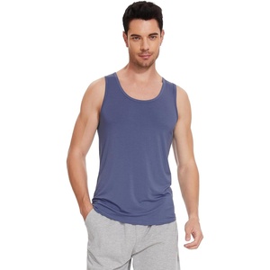 image:imageWiWi Viscose from Bamboo Mens Tank TShirt Soft Crewneck Undershirts Moisture Wicking Sleeveless Tanks Undershirt SXXLAvintage Indigo