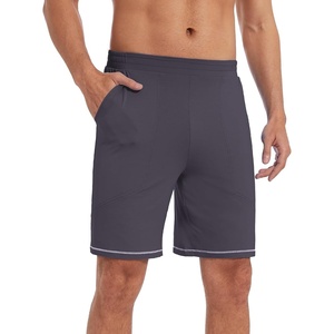 image:imageWiWi Viscose from Bamboo Pajama Short for Men Soft Knit Sleep Bottoms Summer Lounge Short Pants Cool Loungewear SXXLBdark Grey