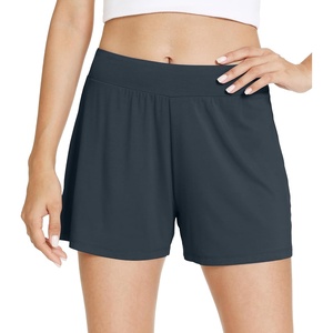 image:imageWiWi Viscose from Bamboo Pajama Shorts for Women Soft Casual Sleep Wide Leg Lounge Bottoms Pj SXXLMidnight Blue