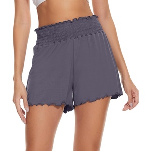 image:imageWiWi Viscose from Bamboo Pajama Shorts for Women Soft Sleep Boxers High Waisted Lounge Short Pj Bottoms SXXLAdark Grey
