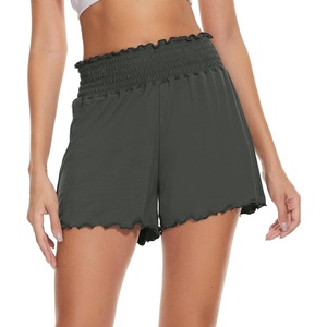 image:imageWiWi Viscose from Bamboo Pajama Shorts for Women Soft Sleep Boxers High Waisted Lounge Short Pj Bottoms SXXLAiron Grey