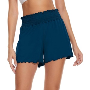 image:imageWiWi Viscose from Bamboo Pajama Shorts for Women Soft Sleep Boxers High Waisted Lounge Short Pj Bottoms SXXLAprussian Blue