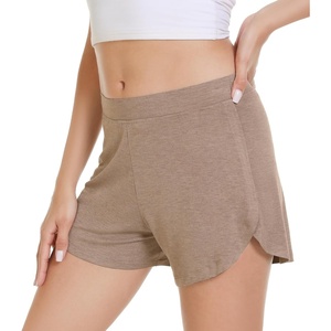 image:imageWiWi Viscose from Bamboo Pajama Shorts for Women Soft Sleep Boxers High Waisted Lounge Short Pj Bottoms SXXLBcamel
