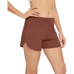 image:imageWiWi Viscose from Bamboo Pajama Shorts for Women Soft Sleep Boxers High Waisted Lounge Short Pj Bottoms SXXLBchocolate Brown