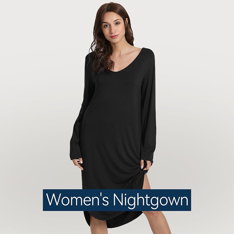 WiWi | Sweat-Free Night Rest – Tag-Free Loose Loungewear & Maternity Nightdresses